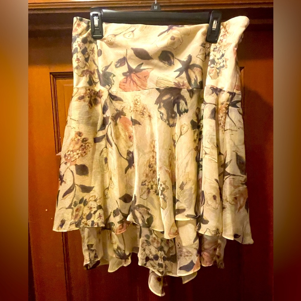 Ralph Lauren Floral Print Layered Skirt